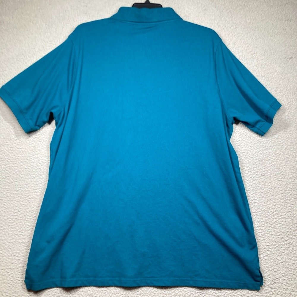 Goodfellow & Co Red Polo Shirt (with Teal & Gray Underlayers) - Picture 9 of 13